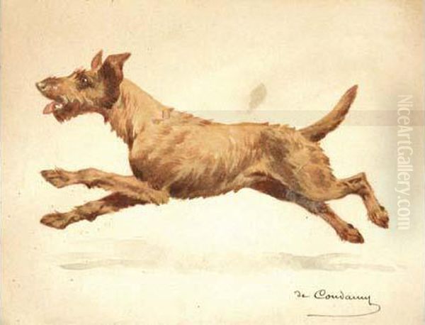 "chien En Pleine Course". - view 1