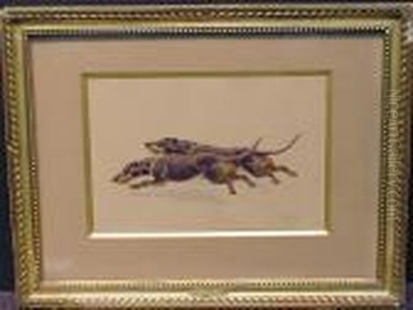 Racing Dachshunds - view 1