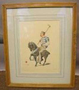 The Polo Player by Charles Fernand de Condamy