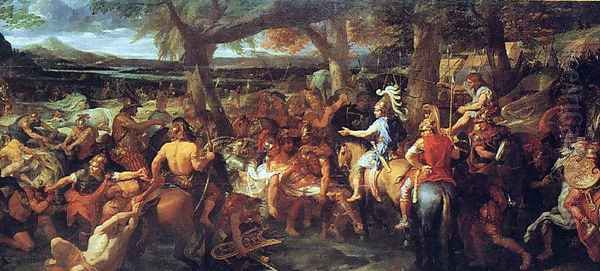 The defeat of Porus - view 1