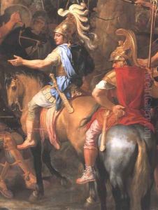The defeat of Porus (detail) by Charles Le Brun