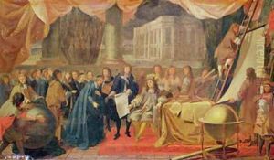 Study for The Establishment of the Academie des Sciences in 1666 and the Foundation of the Observatory in 1667 by Charles Le Brun