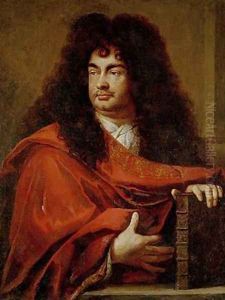 Portrait of Montfleury 1600-67 by Charles Le Brun