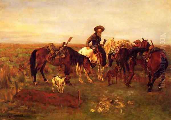 Burial on The Plains by Richard Lorenz
