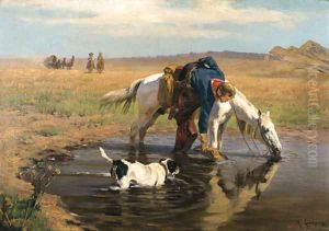 The Watering Hole by Richard Lorenz