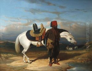 Cavalier Arabe by Alfred De Dreux