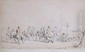 Le Depart by Alfred De Dreux