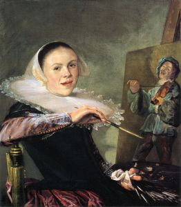 Self-Portrait c. 1635 by Judith Leyster
