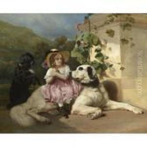 Innocence Between Two Thieves by Alfred De Dreux