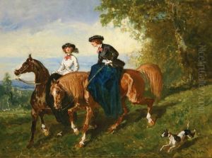 Les Deux Amazones by Alfred De Dreux