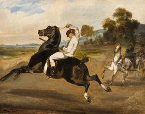 Le Poney by Alfred De Dreux
