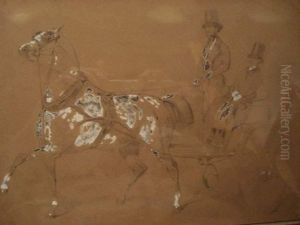 L'attelage by Alfred De Dreux