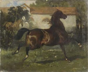 Etude De Cheval Au Galop
Toile by Alfred De Dreux