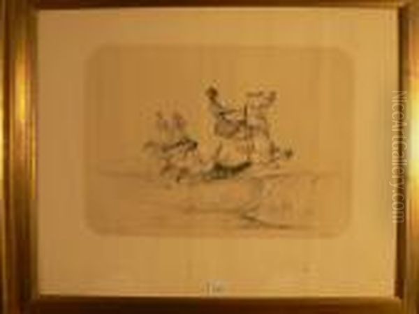 Amazone Sautant Une Riviere - view 1