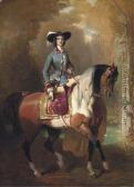 An Elegant Lady Out Riding - view 1