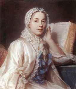 Mlle Ferrand Meditating on Newton 1753