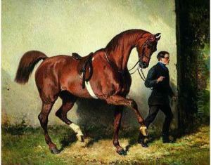 Cheval En Main by Alfred De Dreux