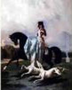 Amazone Et Levriers.