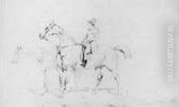 Lad, Cheval En Main. - view 1