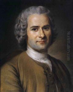 Portrait of Jean-Jacques Rousseau 1753