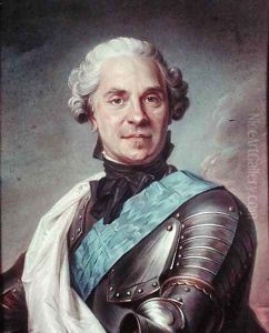 Marshal Maurice de Saxe 1696-1750 by Maurice Quentin de La Tour