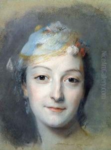 Portrait of Marie Fel 1713-78 1757 by Maurice Quentin de La Tour