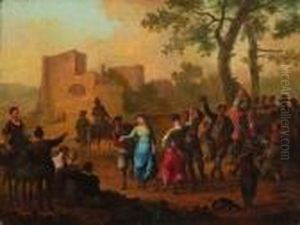 Tanz Der Landleute by Franz Ferg