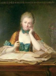Madame de Chatelet-Lomont 1706-41 by Maurice Quentin de La Tour