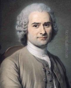 Portrait of Jean Jacques Rousseau 1712-78