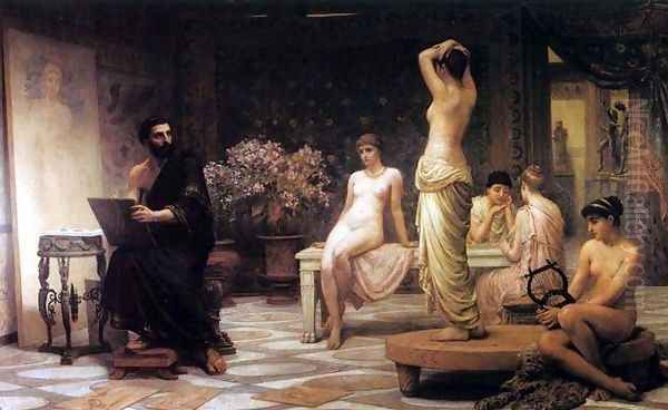 The Chosen Five (Zeuxis at Crotona) by Edwin Longsden Long
