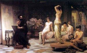 The Chosen Five (Zeuxis at Crotona) by Edwin Longsden Long