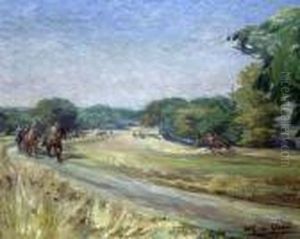 Racehorses At Richmond Park