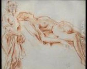 Two Female Nudes Two Female Nudes