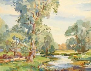 River Landscape. River Landscape.