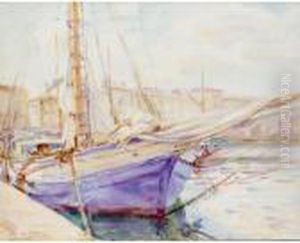 St Tropez by Wilfred Gabriel De Glehn