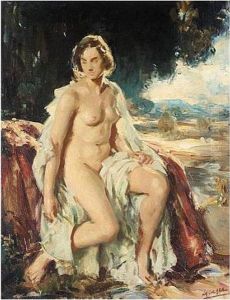 Nude In A Classical Landscape