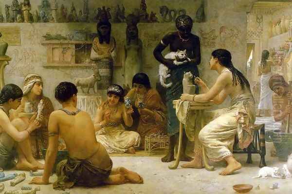 The Gods and their Makers by Edwin Longsden Long
