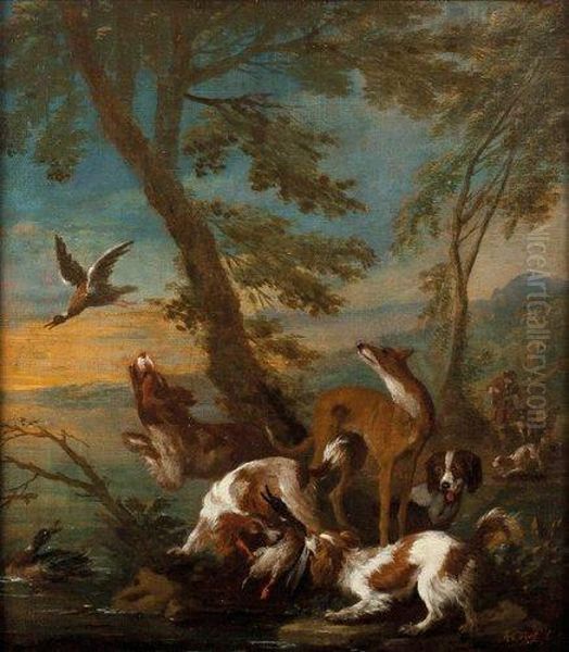 Chiens De Chasse Et Canards. - view 1