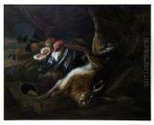 Still-life With Game And Fruit by Adriaen de Gryef