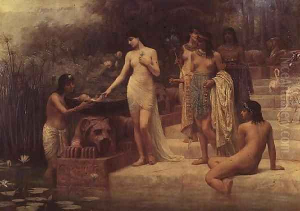 Pharaoh's Daughter The Finding of Moses 1886 - view 1