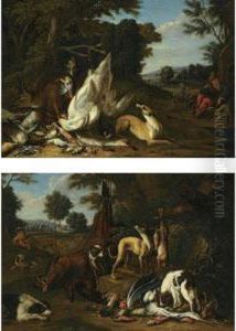 Game Still Life Of A Dead Roebuck
