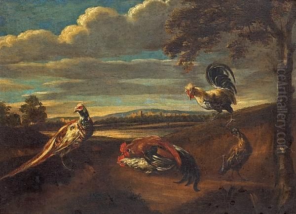 Fowl In A Landscape - view 1