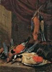 Stillleben Mit Vogeln. by Adriaen de Gryef