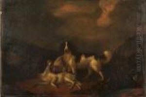 Spaniels In A Landscape Spaniels In A Landscape