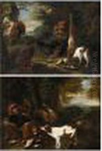 Landscapes With Huntsmen And Spaniels With Their Game Landscapes With Huntsmen And Spaniels With Their Game
