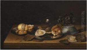 Still Life With A Roemer On Its Side