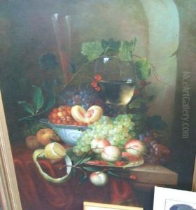 Still Life Of Fruit And Goblet