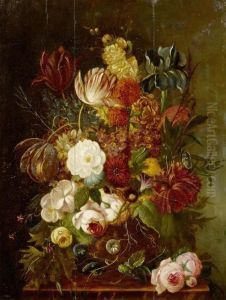 Still Life With Flowers by Jan Davidsz De Heem