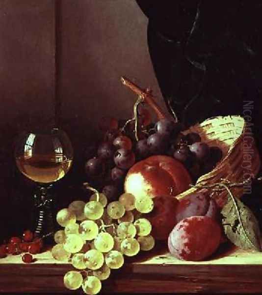 Grapes and plums - view 1