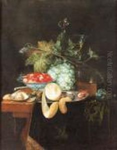Stillleben. by Jan Davidsz De Heem